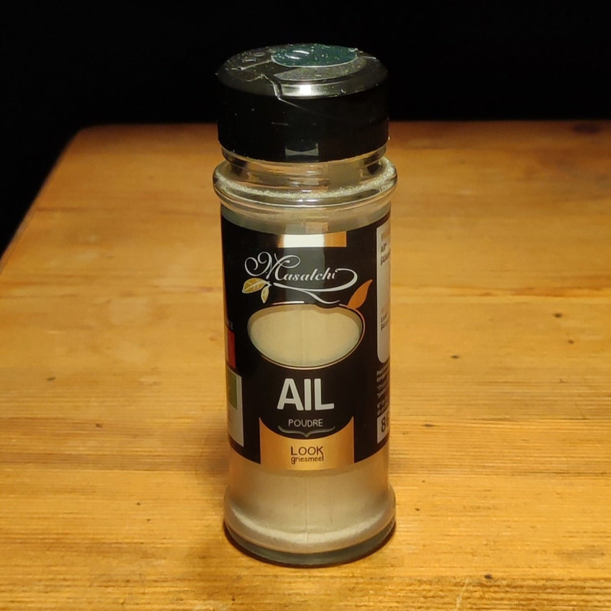 Ail en poudre moulu biologique 40 grammes