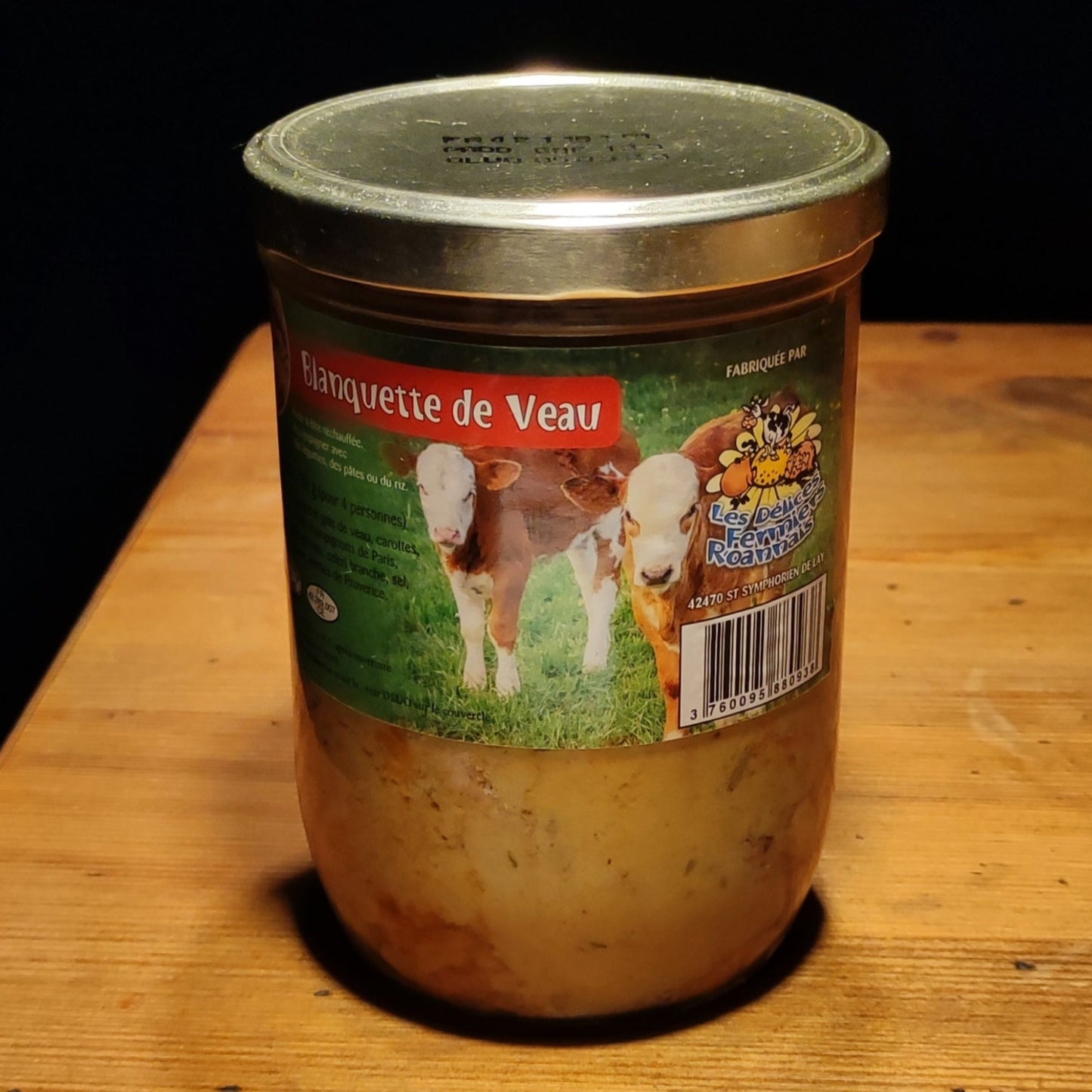 Blanquette de veau 750 grammes