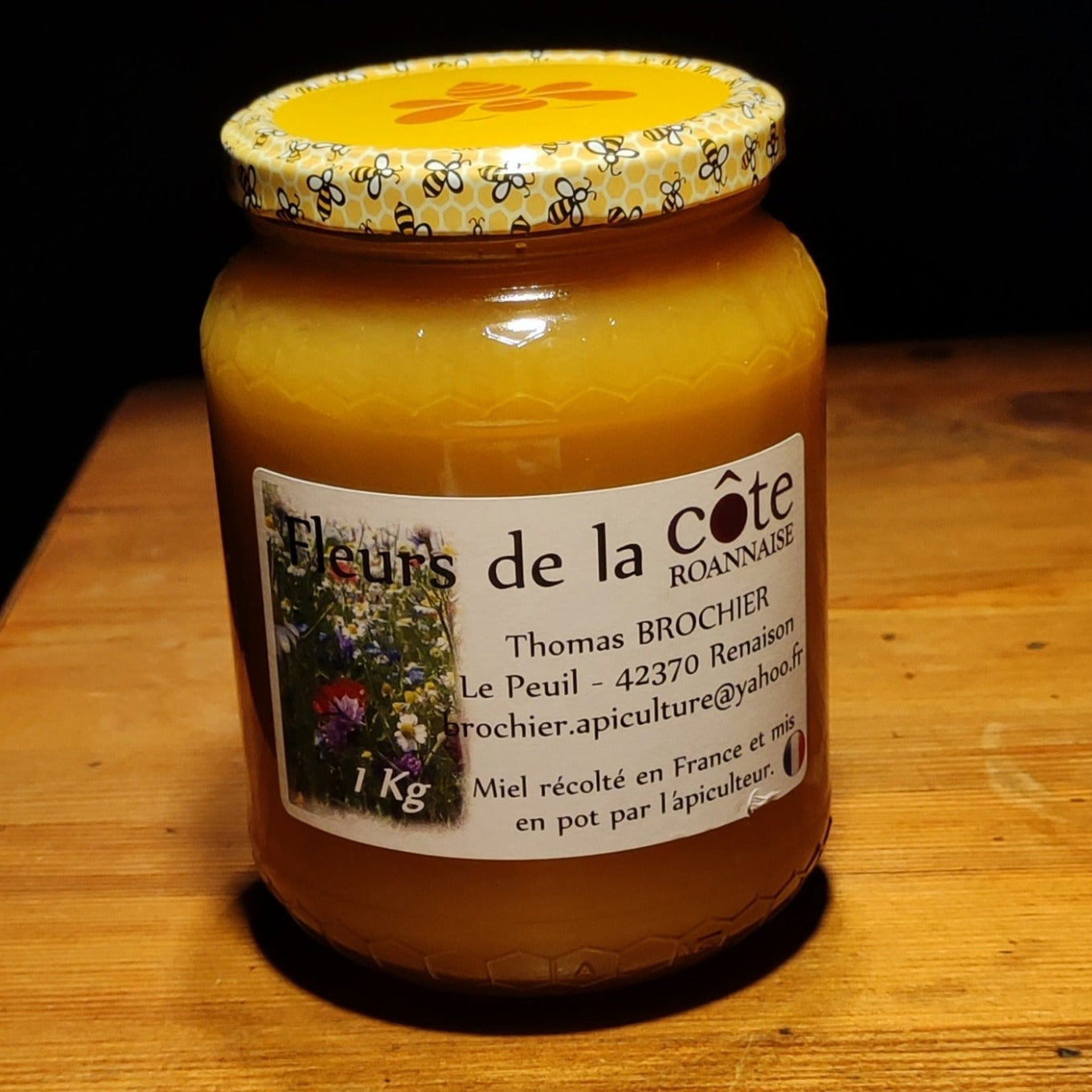 Miel de fleur de la côte Roannaise 1kg