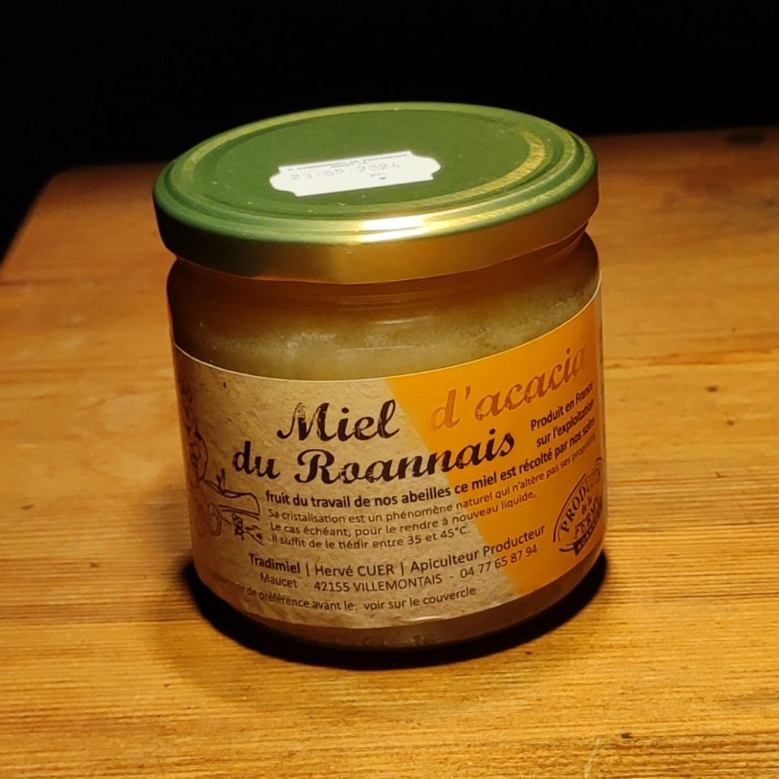 Miel d'acacia du Roannais 500g