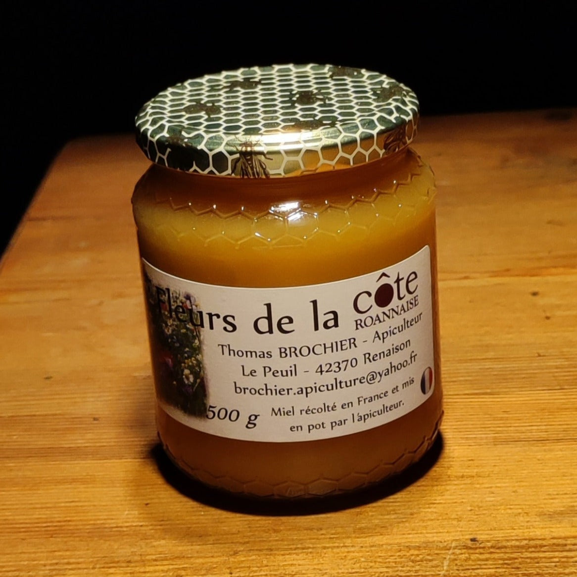 Miel de fleur de la côte Roannaise 500g