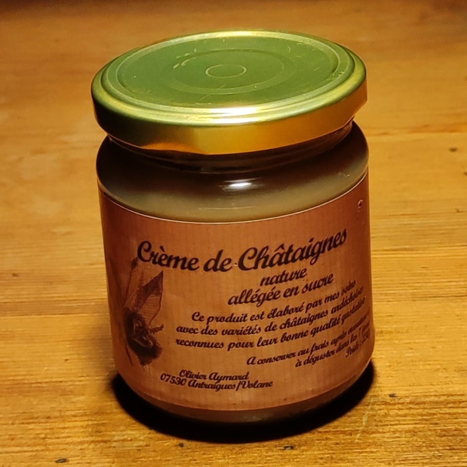 Crème châtaigne nature et allégée biologique 230g