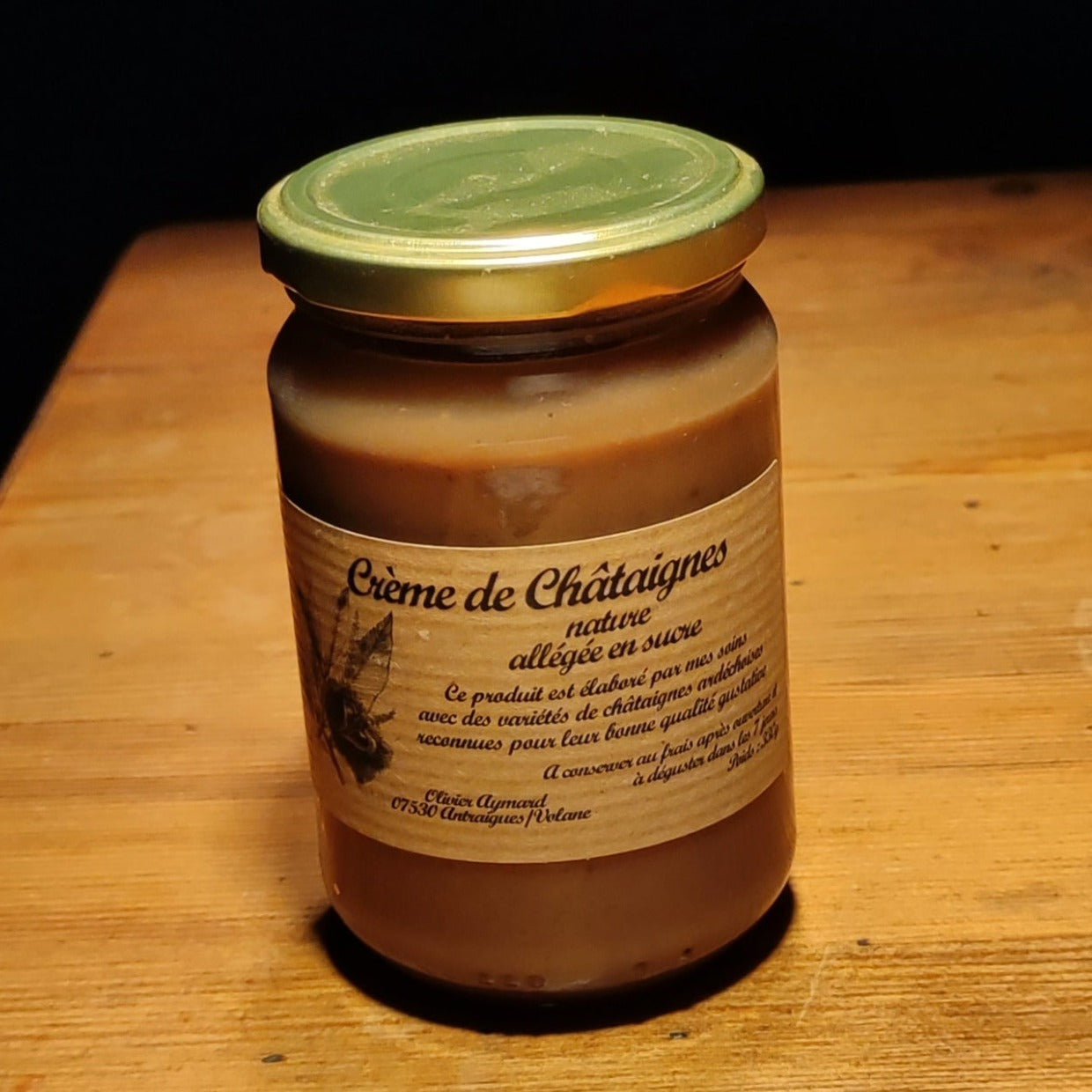 Crème de châtaignes nature et allégée biologique 330g