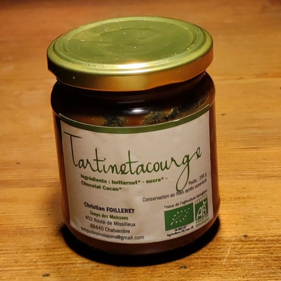 Tartinetacourge pâte à tartiner biologique et 100% végétale 200g