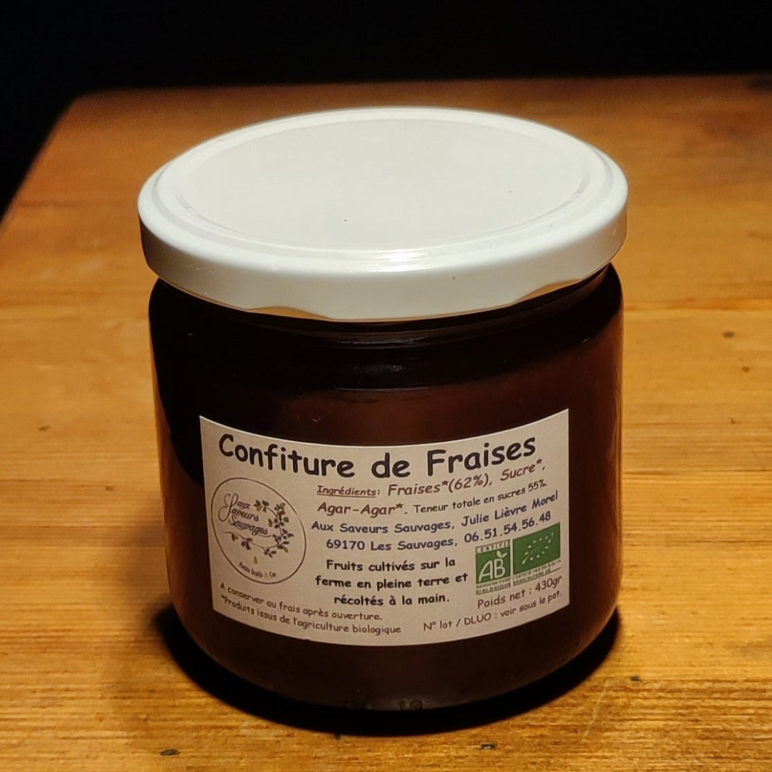 Confiture de Fraise Biologique 430g