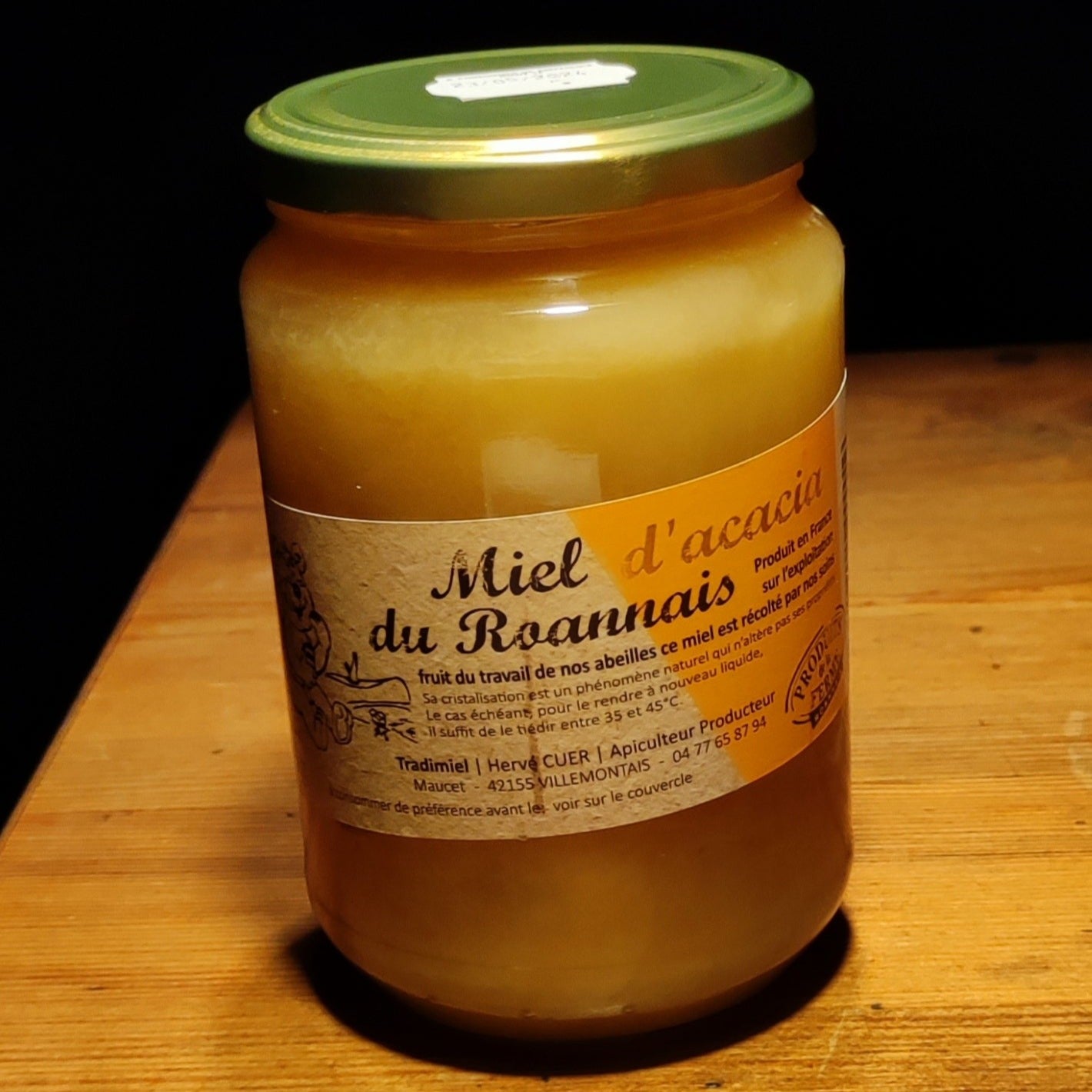 Miel d'acacia du Roannais 1kg