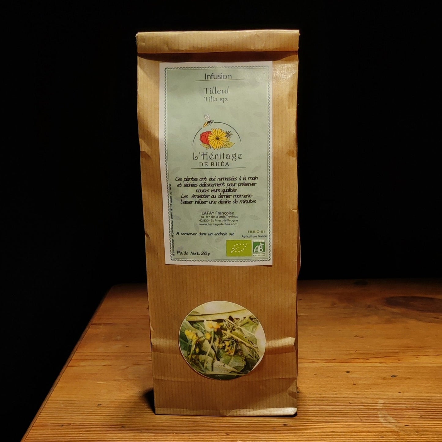 Infusion Tilleul biologique 20g