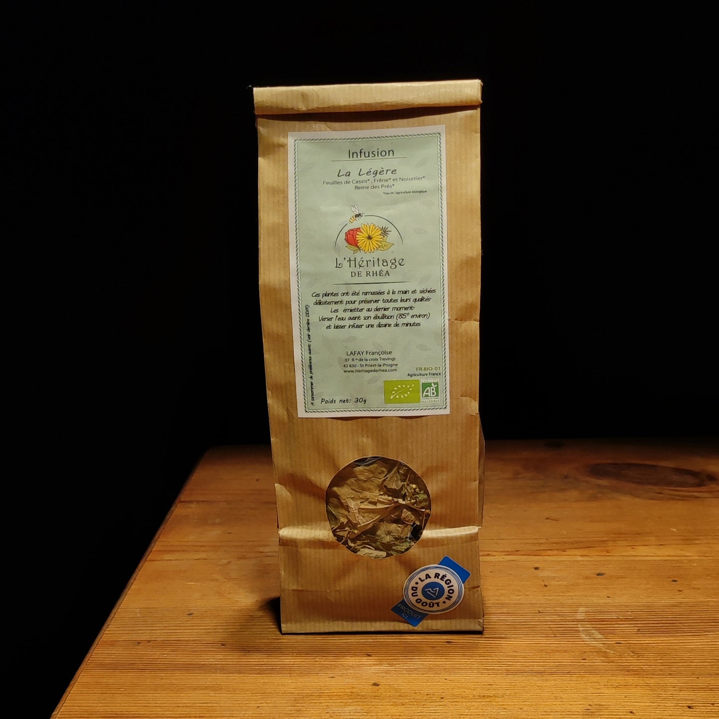 Infusion La Légère biologique 30g