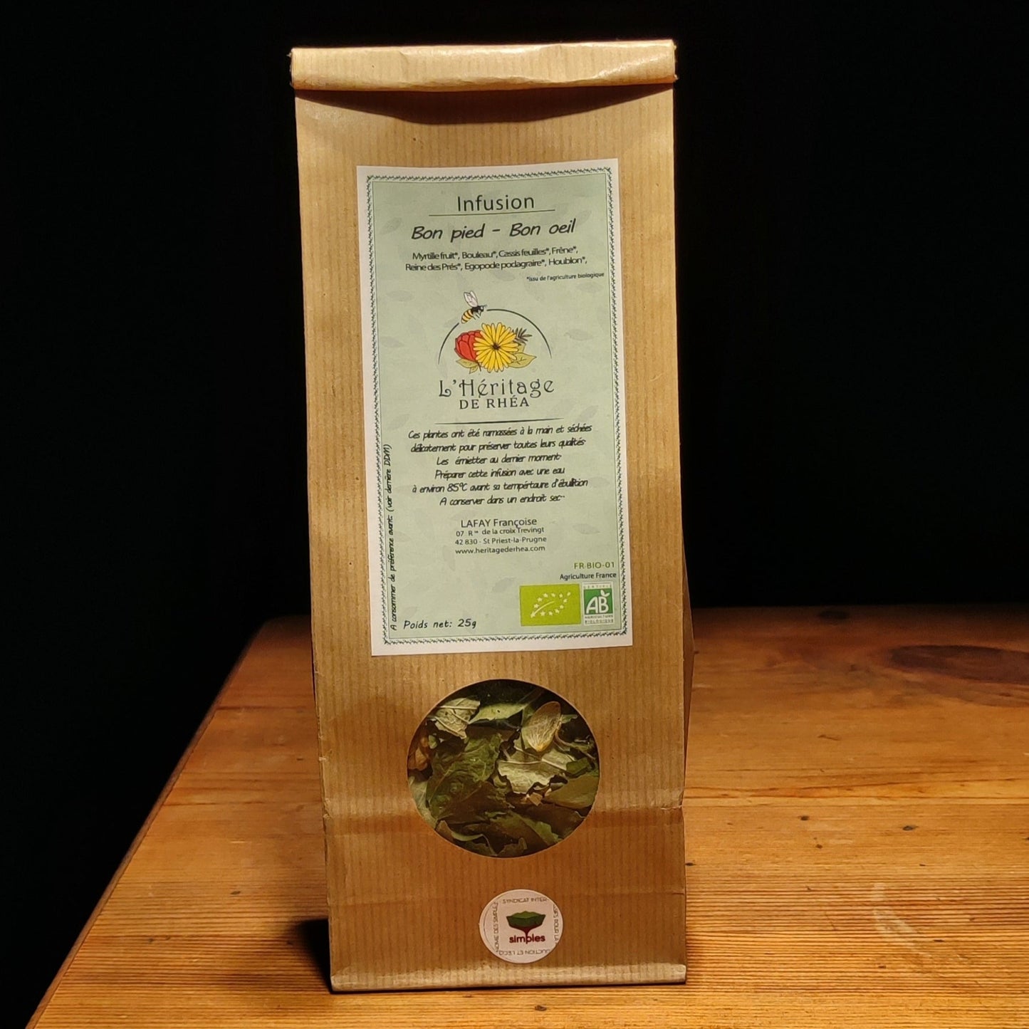 Infusion Bon Pied - Bon Œil biologique 25g
