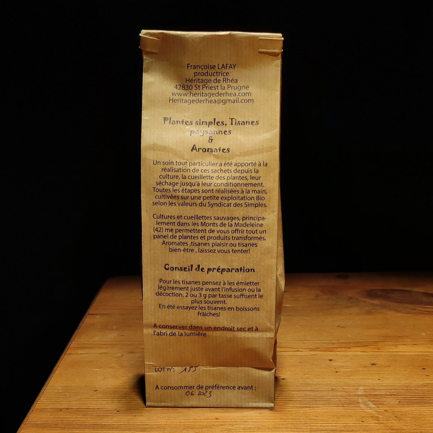 Tisane Menthes Mélanges Biologique