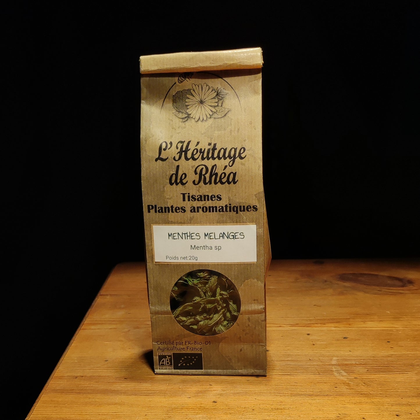Tisane Menthes Mélange biologique 20g