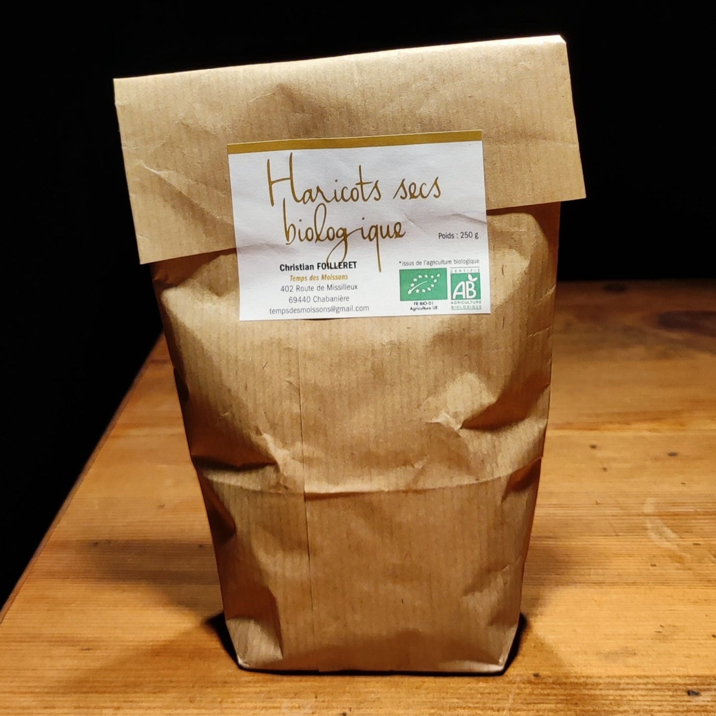 Haricots secs biologique 250 g