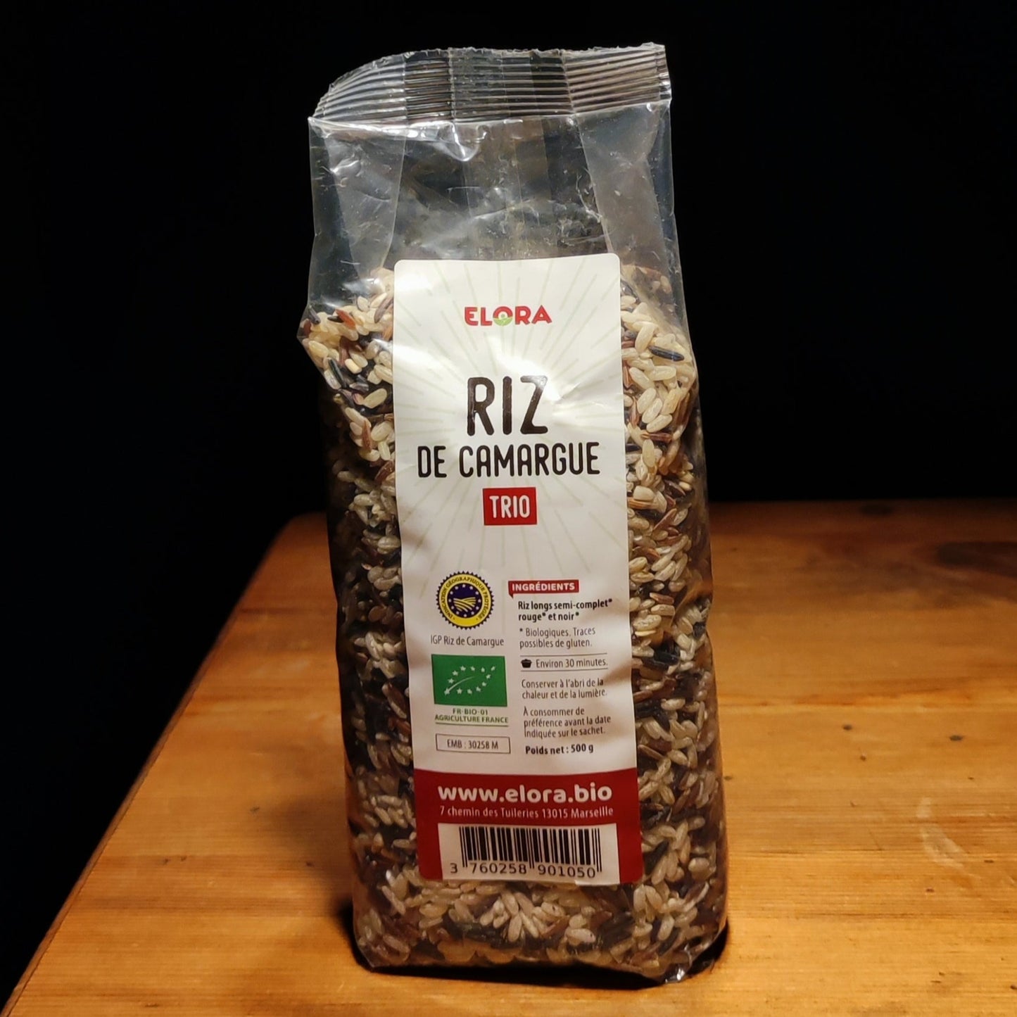 Riz de Camargue Trio Biologique 500g