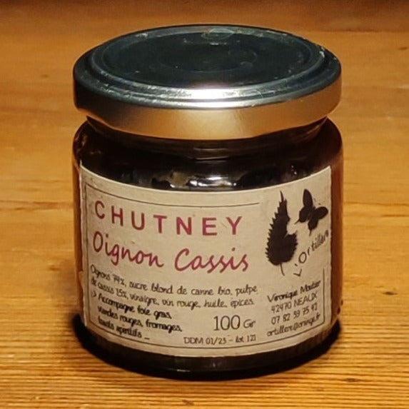Chutney Oignons et Cassis 100g