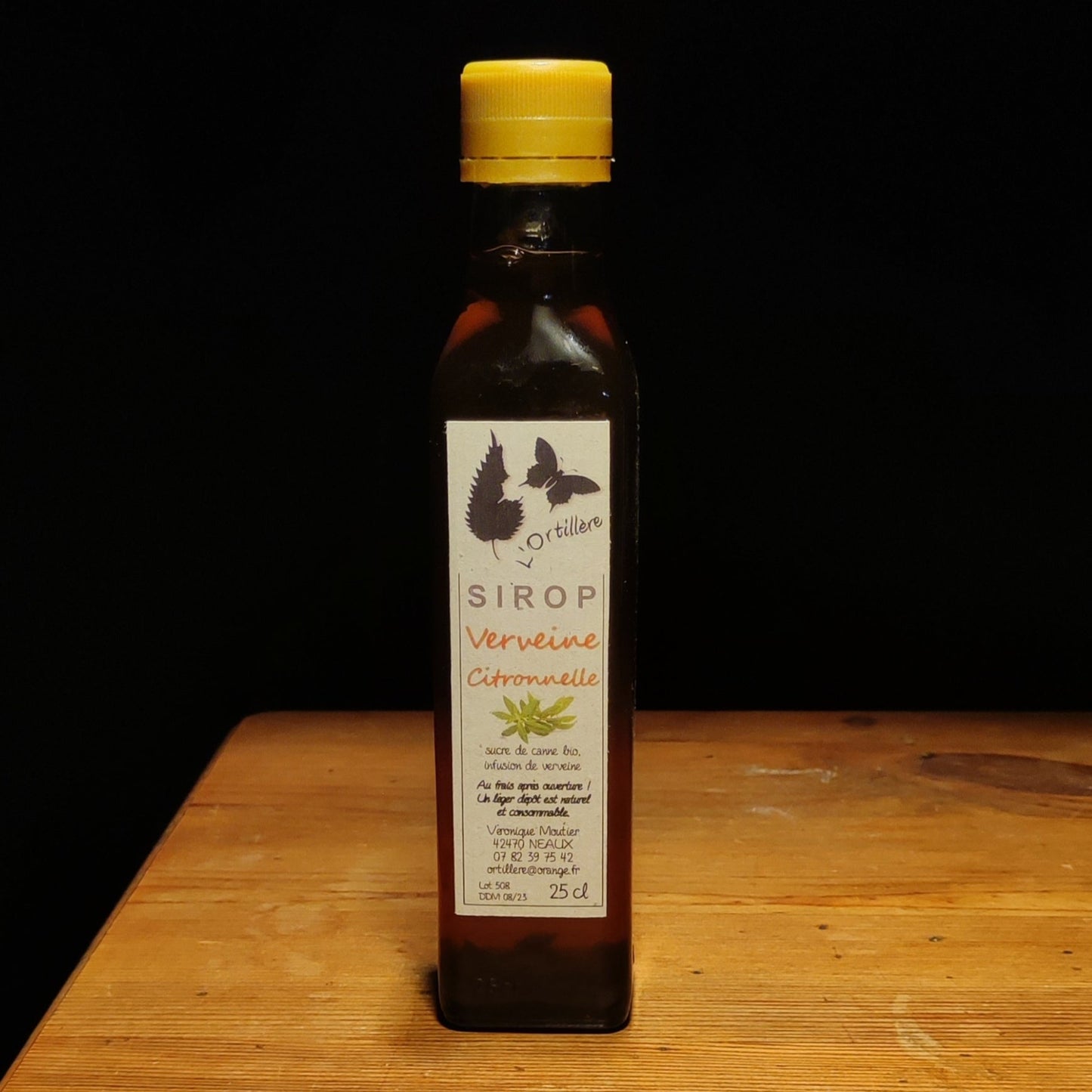 Sirop verveine citronnelle 25 cl