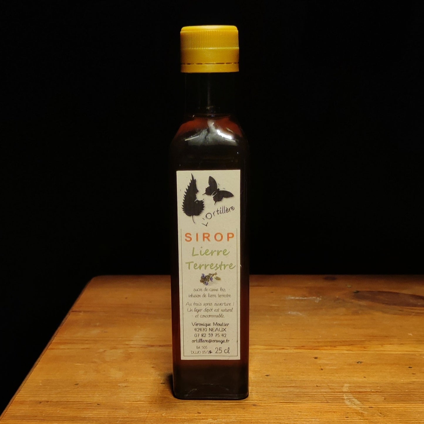 Sirop de Lierre Terrestre artisanale 25cl
