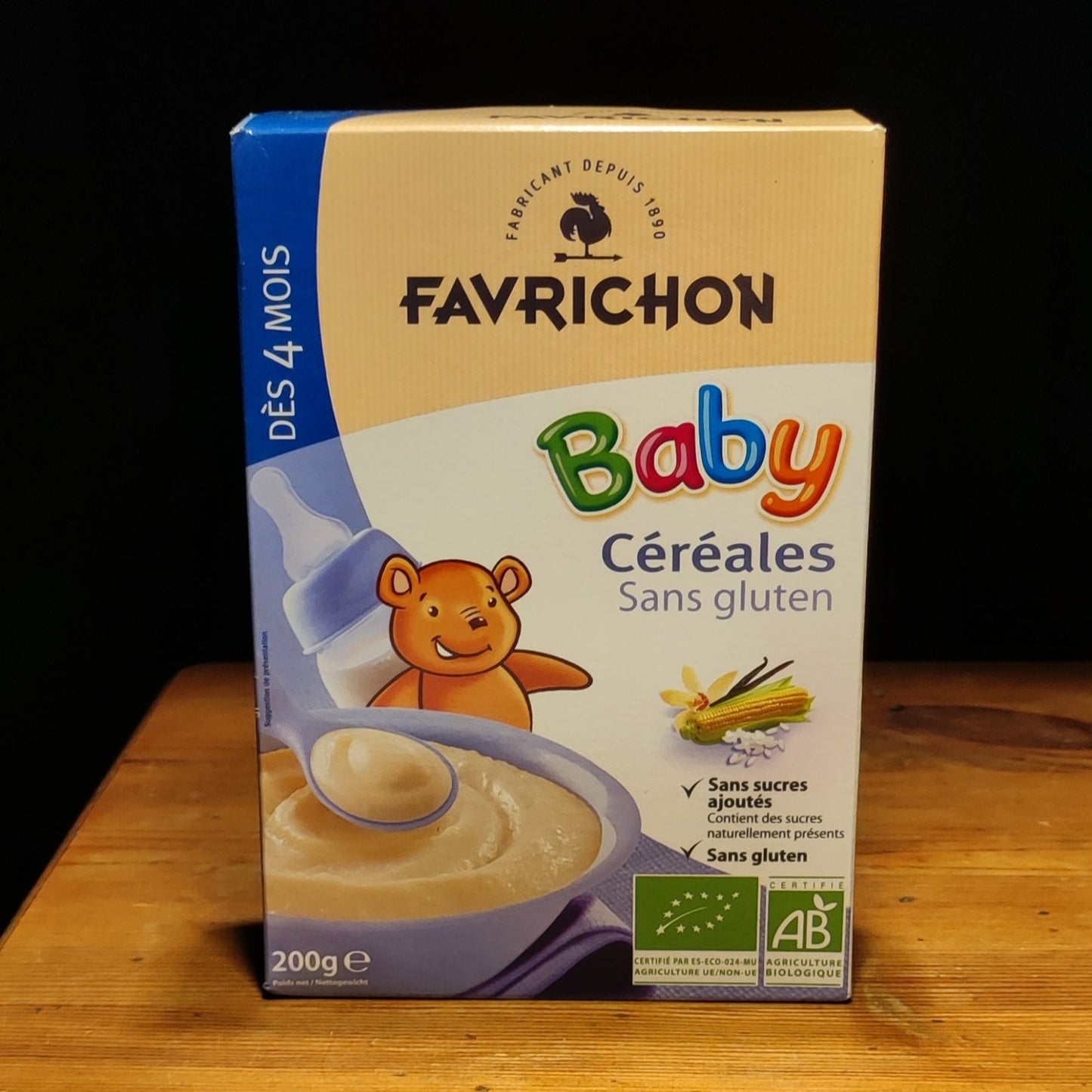 Baby Céréales sans gluten biologique 200g