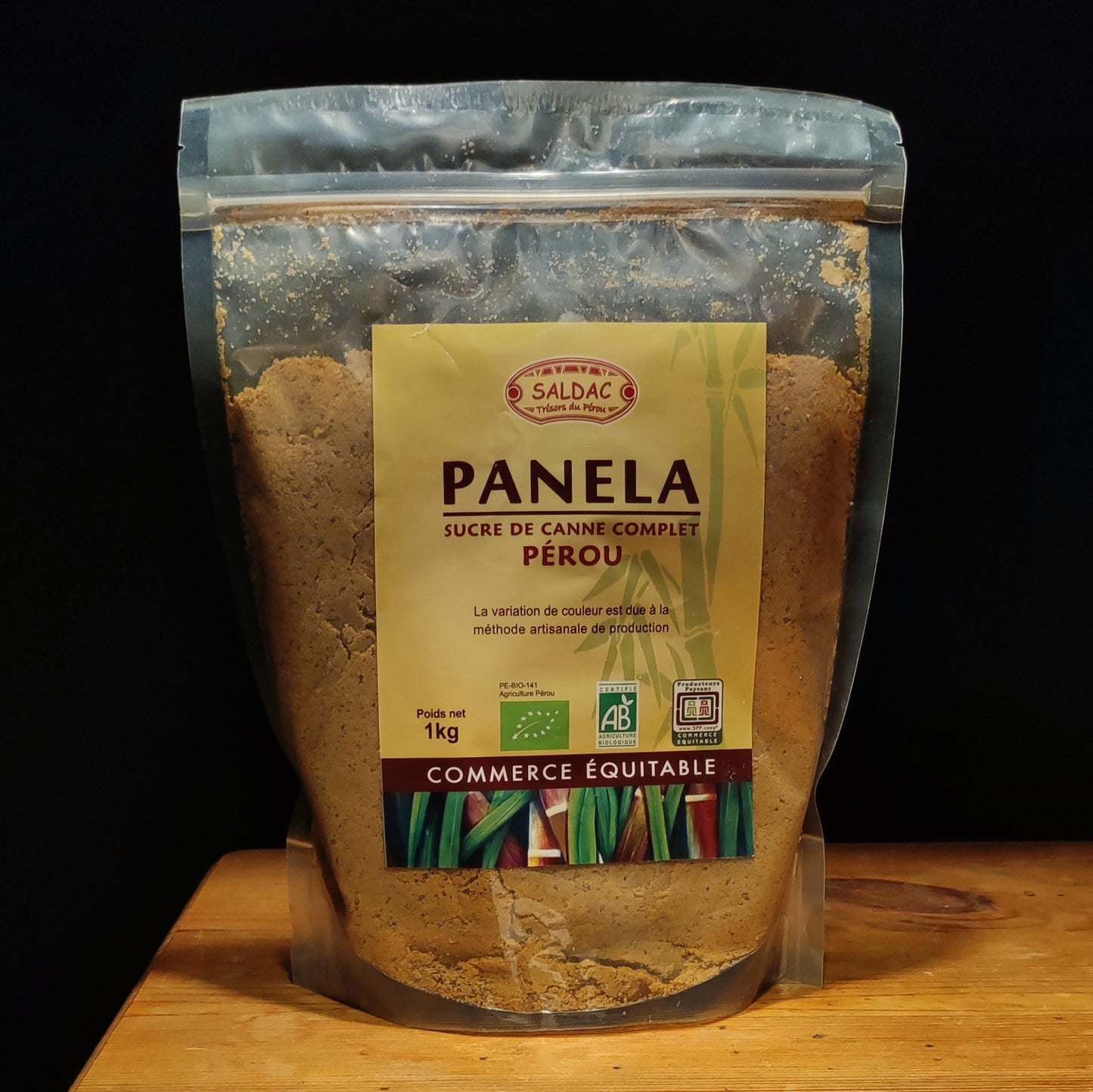 Panela sucre de canne complet biologique 1kg