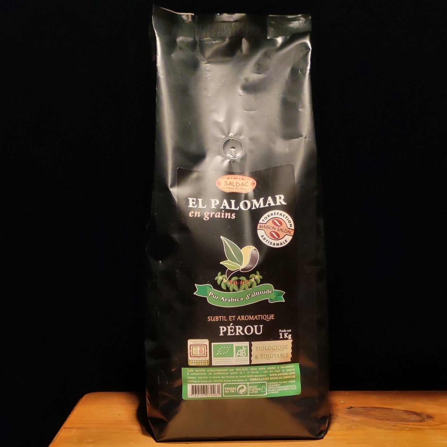 Café en Grain El Palomar biologique 1kg