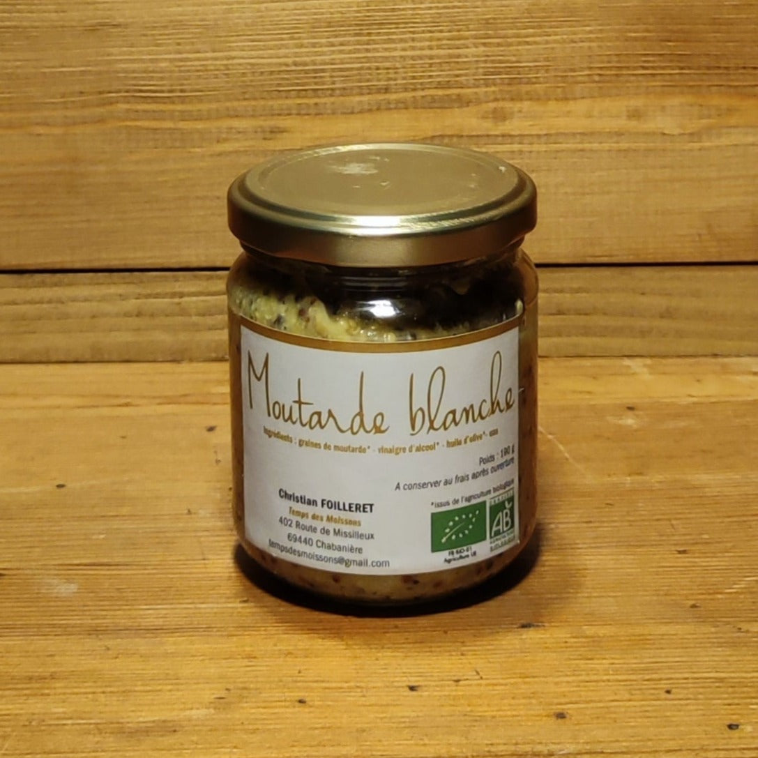 Moutarde Blanche Biologique 190g