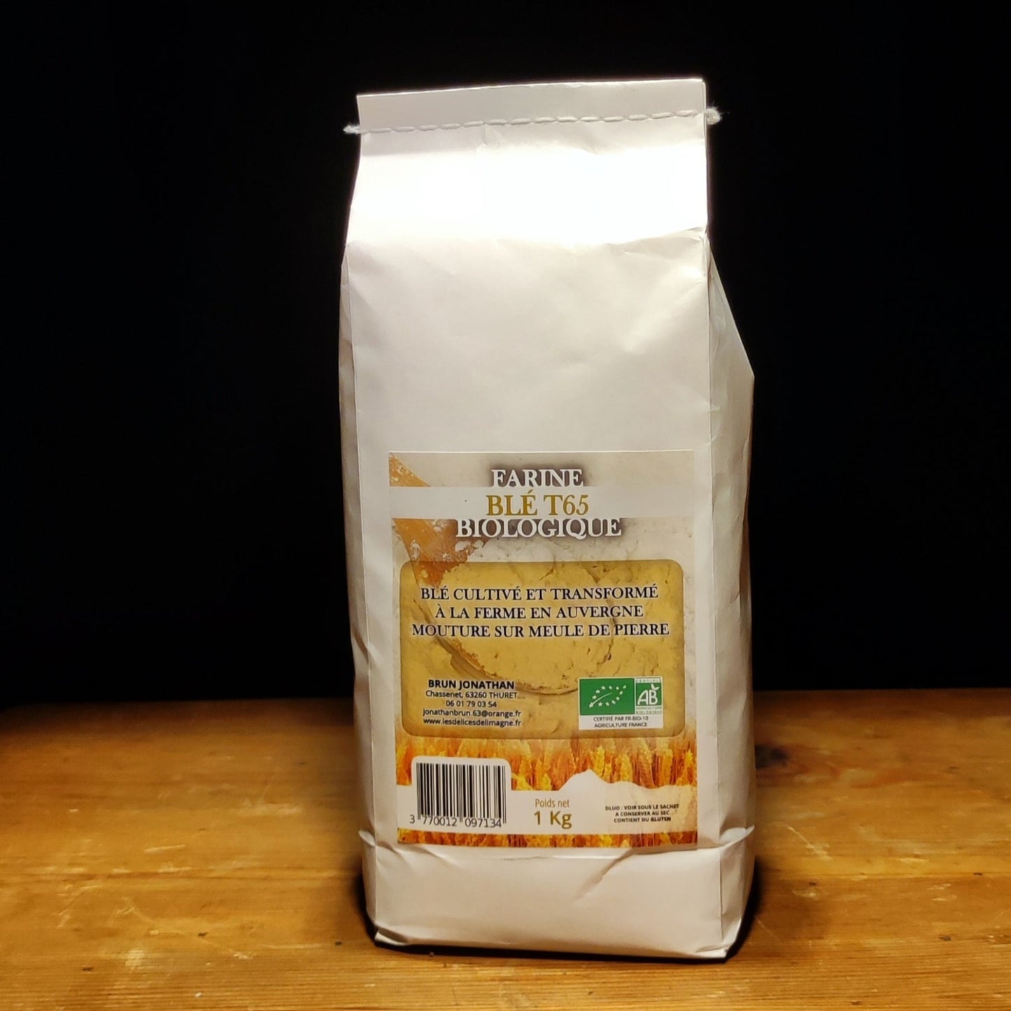 Farine de Blé T65 Biologique 1kg