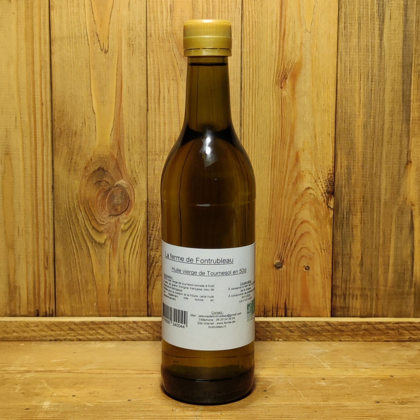 Huile Vierge de Tournesol Biologique 50cl