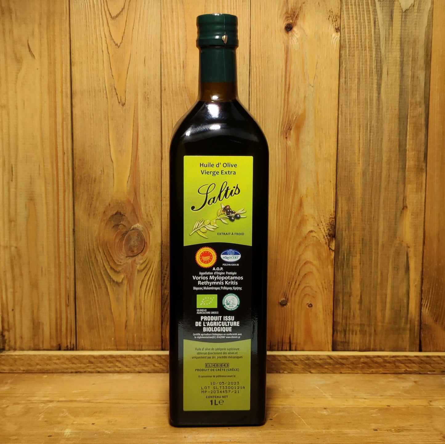 Huile d'Olive Vierge Extra Biologique AOP 1L