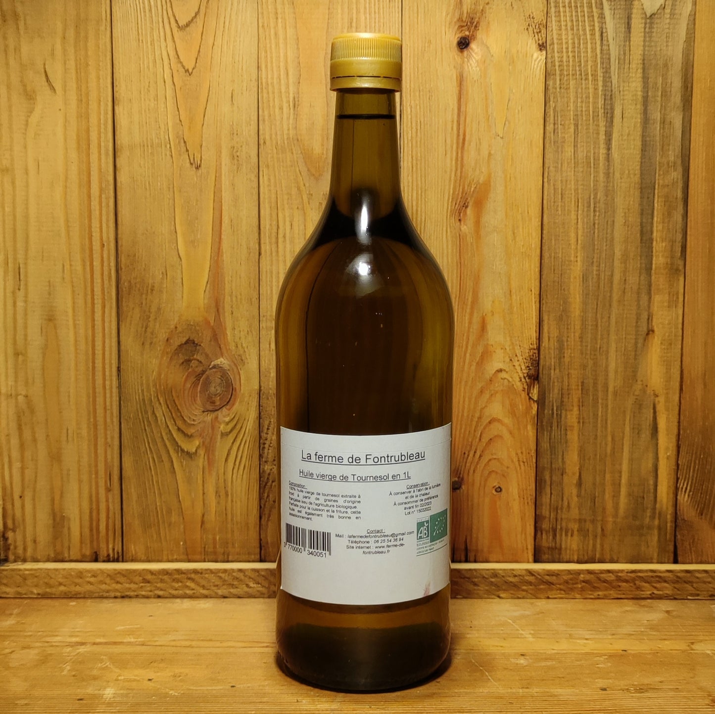 Huile Vierge de Tournesol Biologique 1L