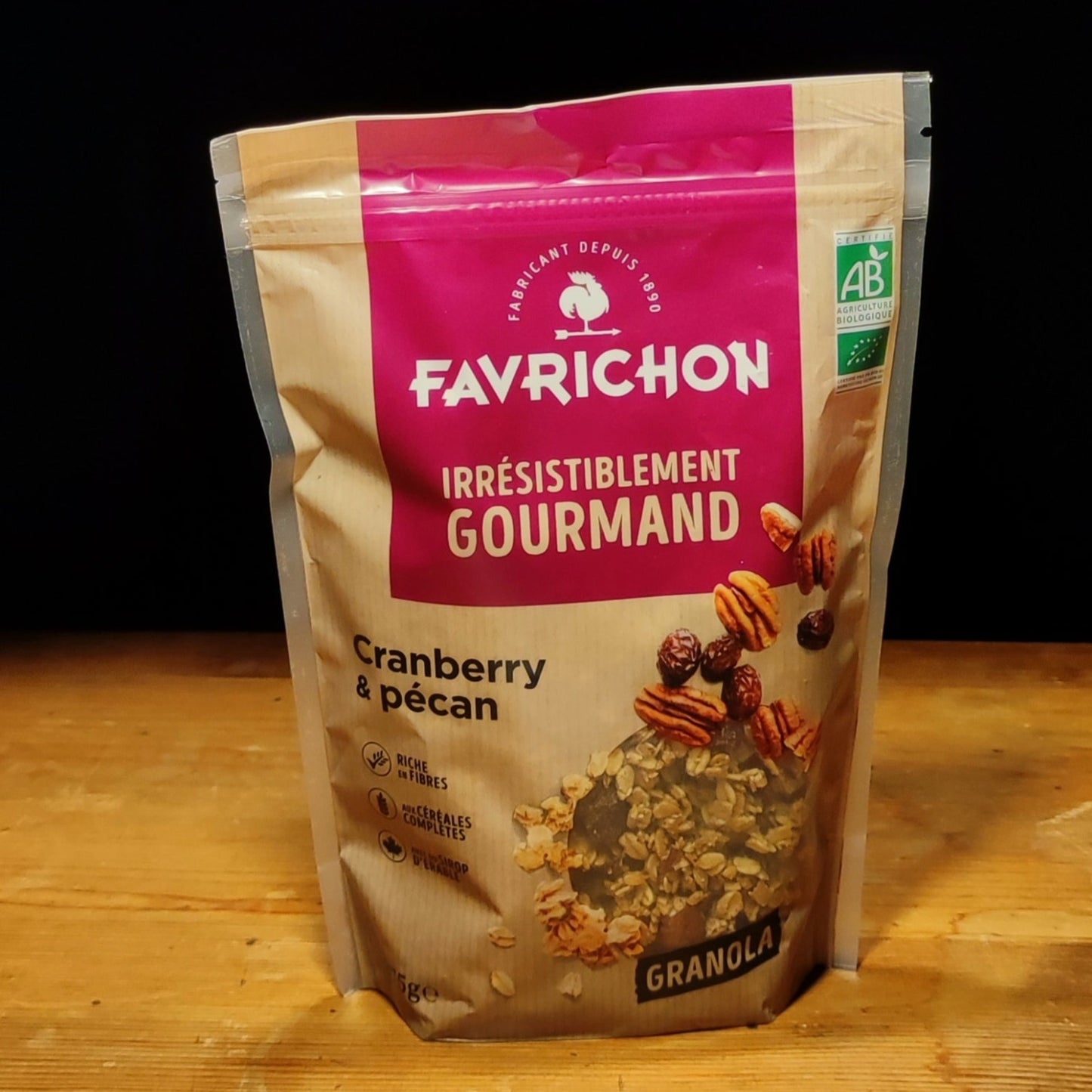 Granola Cranberry & Noix de Pécan Biologique 375g
