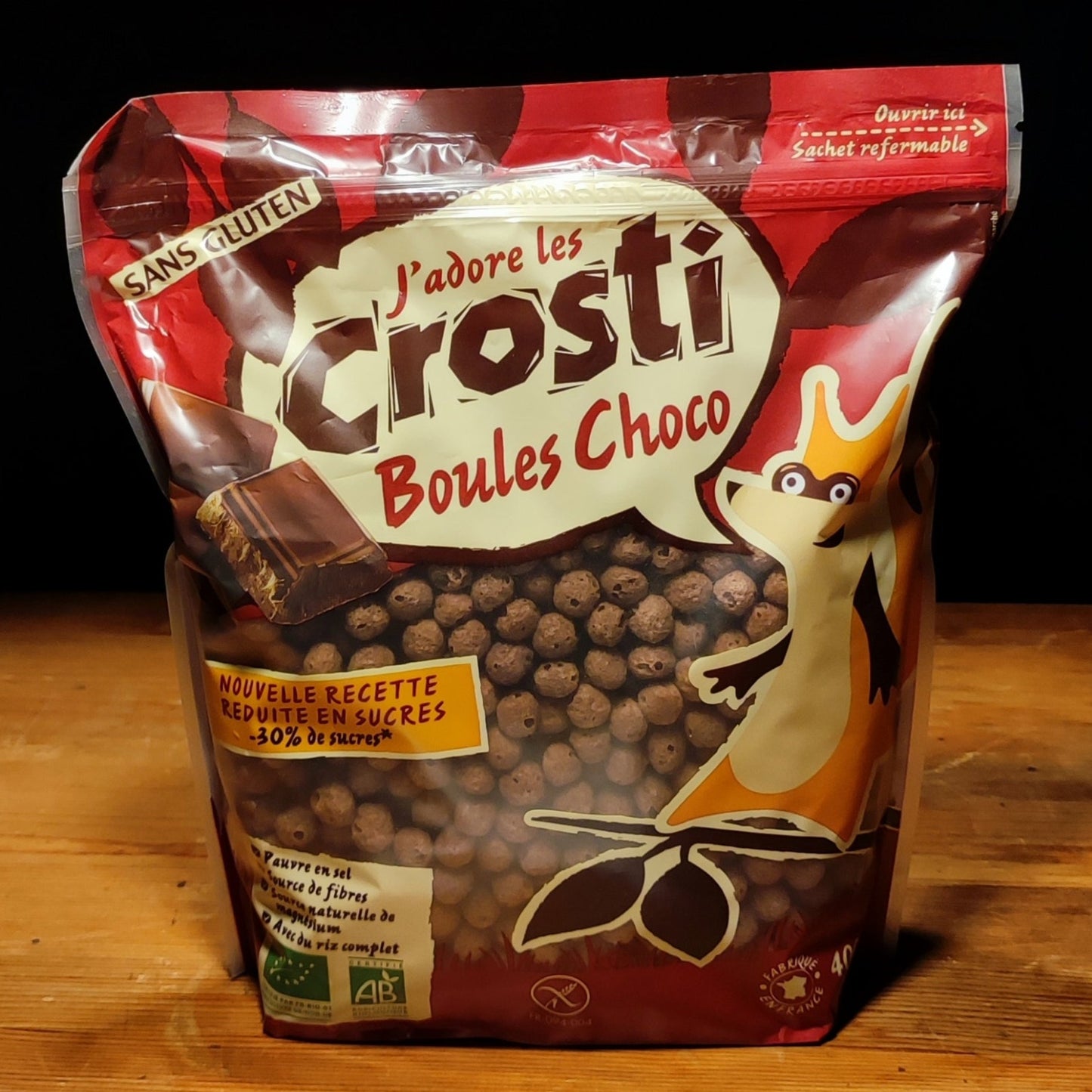 Crosti Boules Choco Sans Gluten Biologique 400g