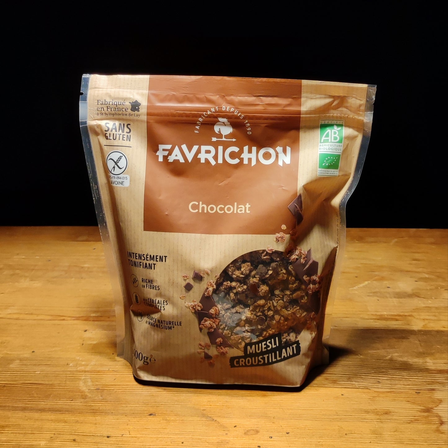 Muesli Croustillant Chocolat Sans Gluten Biologique 500 g
