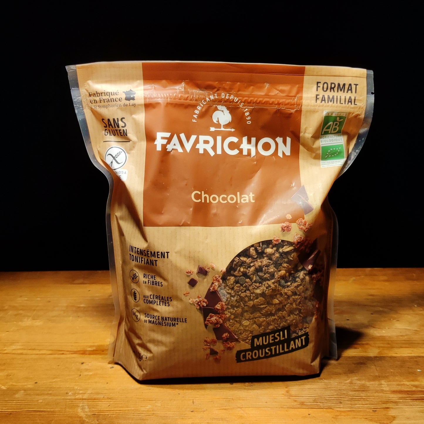 Muesli Croustillant Chocolat Sans Gluten Biologique 1 kg
