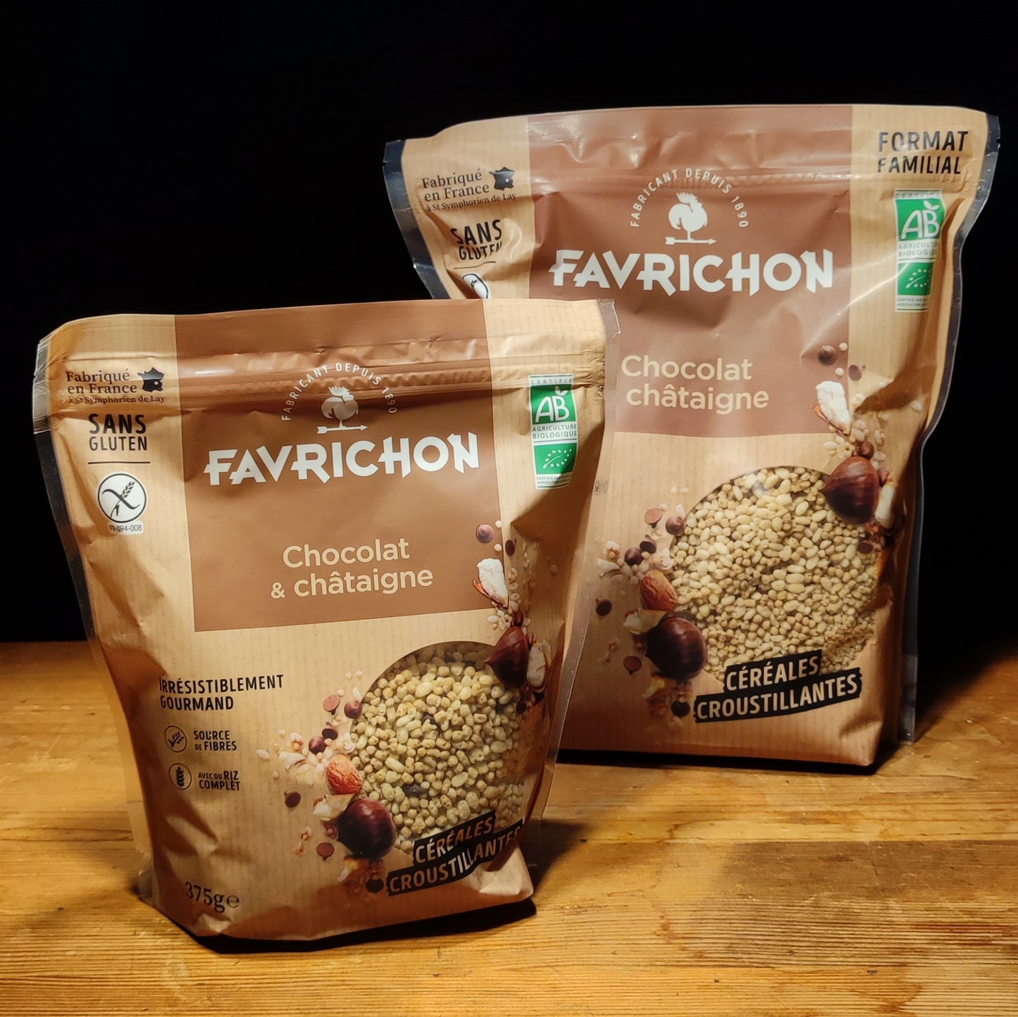 Céréales Croustillantes Chocolat & Châtaigne Sans Gluten Biologique