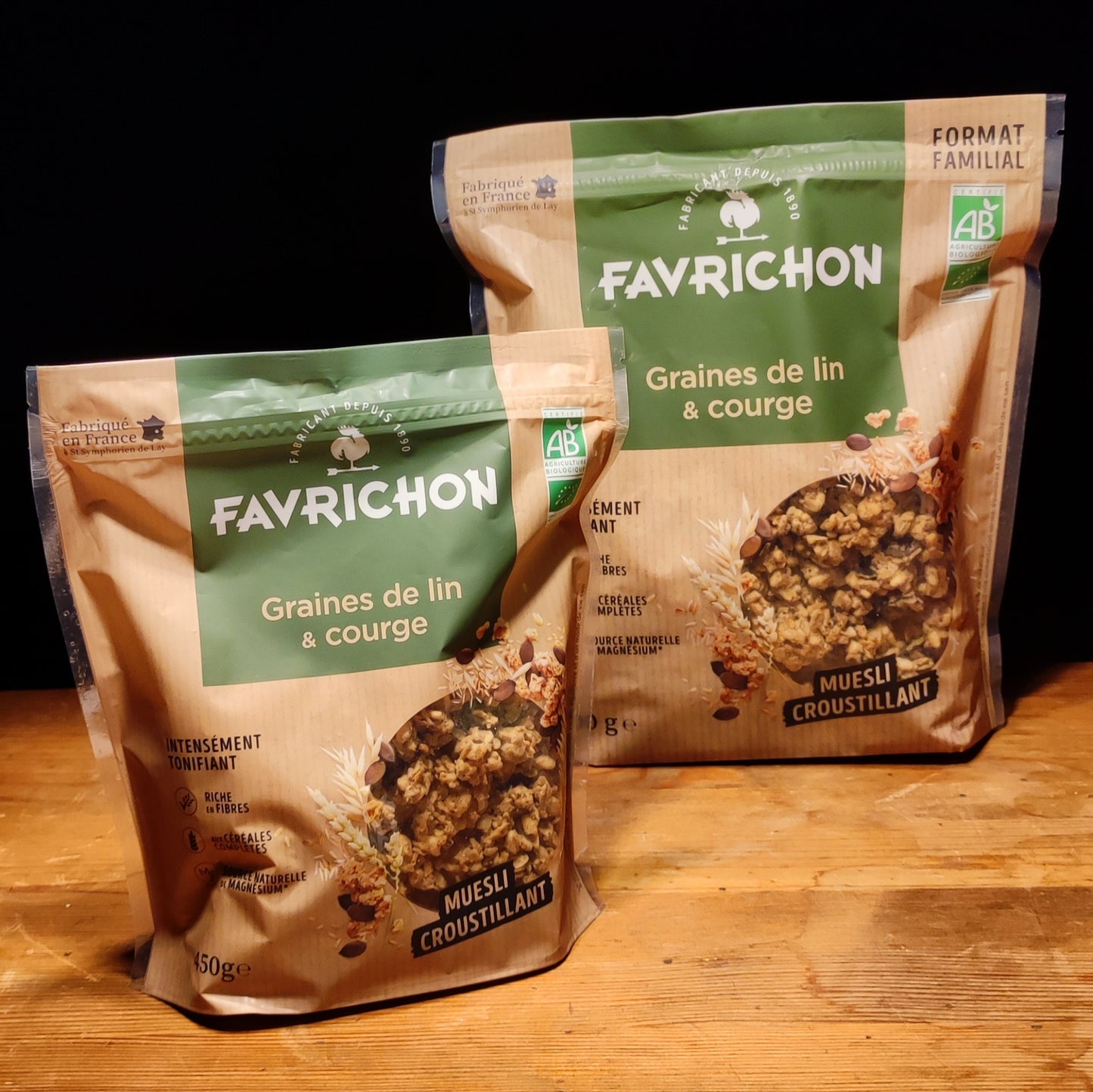 Musli Croustillant Graines de Lin et Courge Biologique