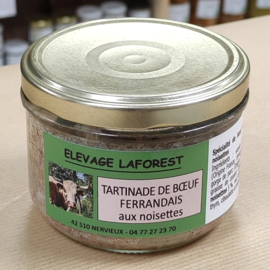 Tartinade de Bœuf Ferrandais aux Noisettes