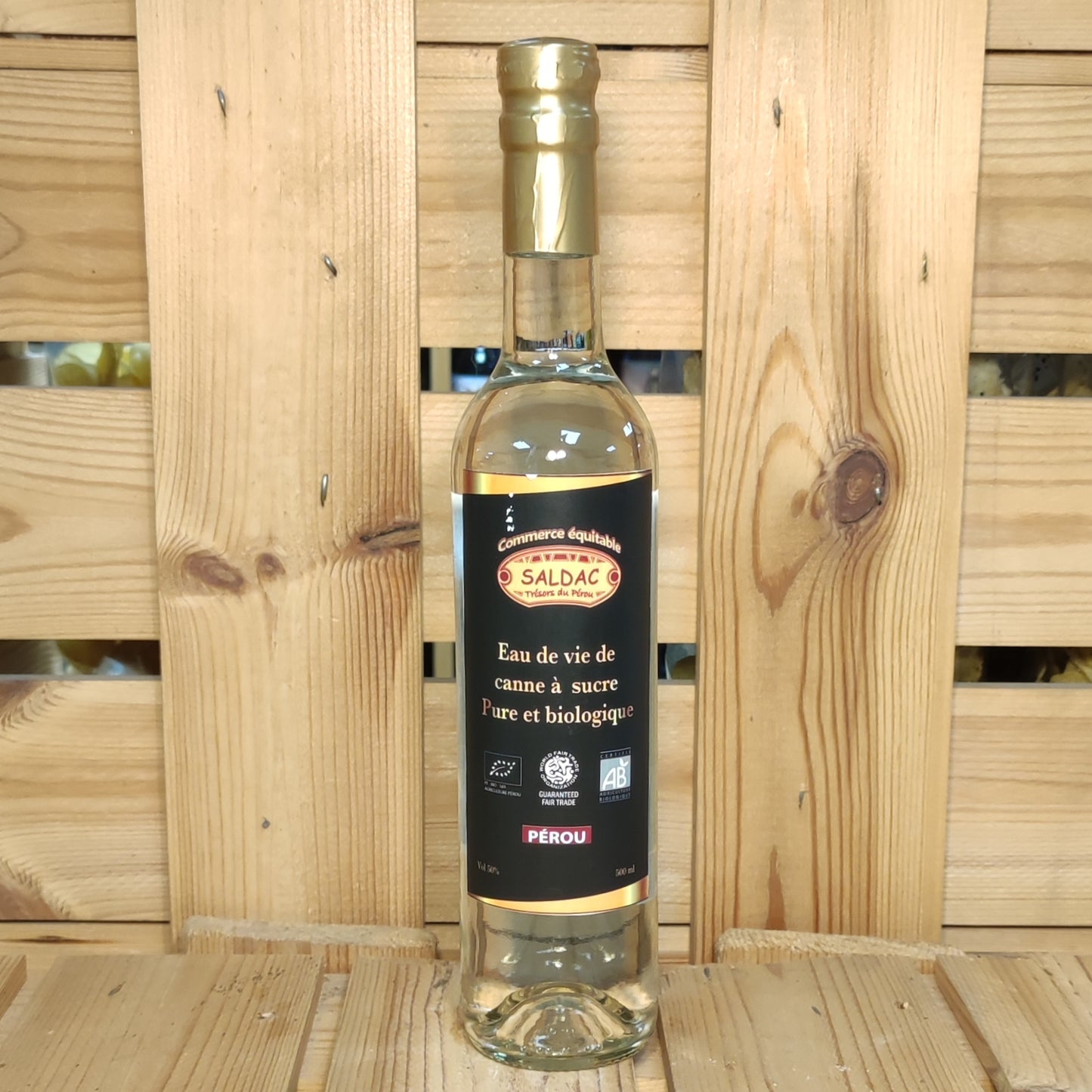 Eau de Vie de Canne à Sucre Pure Biologique