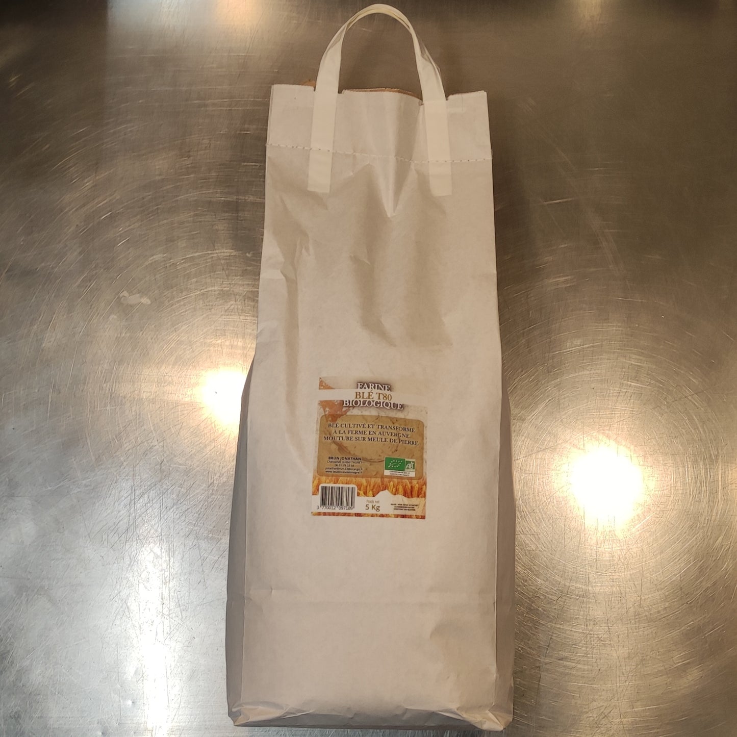 Farine de Blé T80 Biologique 5 kilos