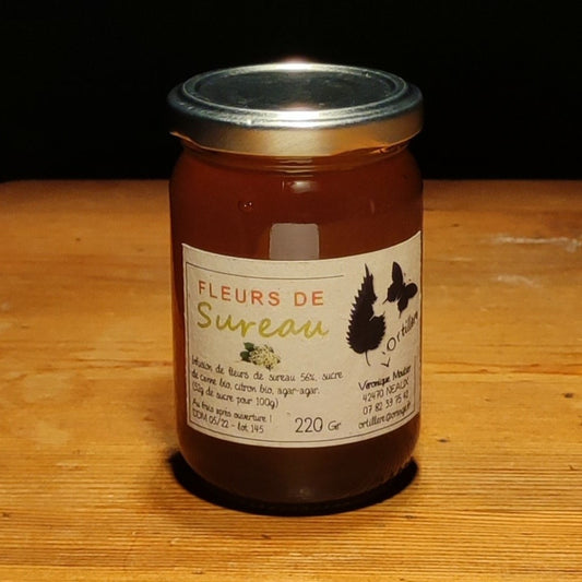 Confiture de Fleurs de Sureau 220g