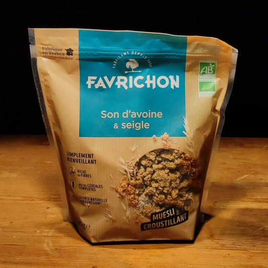 Muesli Croustillant Son d'Avoine et Seigle Biologique 500g